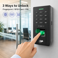 Tek Kapılı Ofis Erişimi için PIN Kodlu RFID Parmak İzi Erişim Kontrol Cihazı