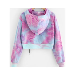 Ventes en gros de sweats à capuche pour femmes avec impression tie-dye, prix bas, sweats à capuche pour femmes les plus vendus, sweats à capuche pour usage extérieur, fabriqués au Pakistan - Product Image 5