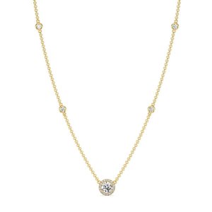 Round Diamond Station <b>Necklace</b> - Product Image 1