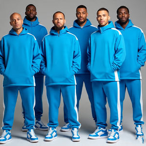 ชุดวอร์มผู้ชายแบบสวมหัว พิมพ์ลายตามสั่ง สำหรับฤดูหนาว ผ้าระบายอากาศ น้ำหนัก 460GSM หนาพิเศษ - Product Image 4