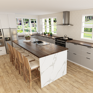 HIGH END TABLETOP/ COUNTERTOP/ <b>WORKTOP</b> FROM ACACIA FINGER JOINT OILED <b>COVER</b> FROM SMARTWOOD - Product Image 5