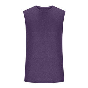 Camiseta sin mangas cómoda de precio barato, camiseta sin mangas transpirable, camiseta sin mangas de entrenamiento de peso ligero para adultos - Product Image 1