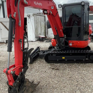 18KW 3 tonnes U35-4 excavatrice utilisée de Kubota creusant la machine/mini excavatrice de chenille à vendre - Product Image 2