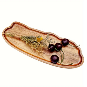 ถาดเก็บอาหารโต๊ะเครื่องแป้งทำจากไม้สำหรับใส่ของตกแต่งห้องน้ำและบ้านมีเอกลักษณ์โดดเด่น - Product Image 3