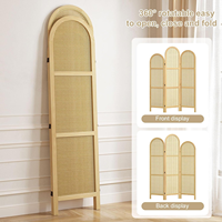 Paravent pliant vintage en bois massif, écologique, multifonctionnel, décoratif, séparateur de pièce pour salon