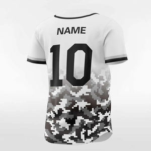 Maillot de baseball uni à manches courtes, pas cher, vente en gros, sublimation et broderie, fabricant d'uniformes de baseball mondial - Product Image 3