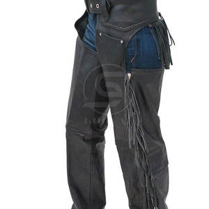 Servicio OEM, Nuevo, Chaps de Cuero para Hombre, Personalizados, de Primera Calidad, Lavados, para Venta en Línea - Product Image 5