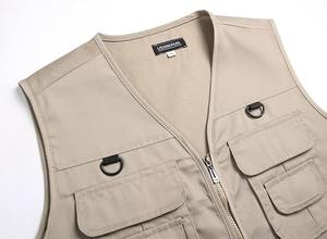 2025 nouveau haute qualité hommes respirant hiver coton polaire gilet décontracté OEM vêtements d'extérieur chaud sans manches vestes pour vêtements d'extérieur - Product Image 2