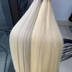 Precio al por mayor Extensiones de cabello a granel Cabello humano vietnamita Double Drown 100 gramos Todos los colores 20 pulgadas - Product Image 1