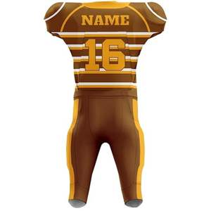 ชุดยูนิฟอร์มอเมริกันฟุตบอลแขนสั้น ผ้าสี่ทางยืดได้ ระบายอากาศดี ปักหมายเลขทีมตามสั่ง ผลิตจากโรงงานในปากีสถาน ขายส่ง - Product Image 3