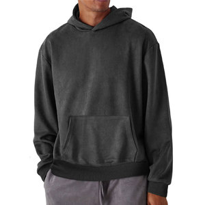 OEM Acid Wash Sweat à capuche personnalisé pour homme en coton éponge français vintage - Product Image 1