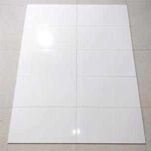 Azulejos de pared de cerámica Digital de 30x60cm, Color blanco para cocina, baño, Interior diseño decorativo, azulejos de pared de Color blanco de cerámica - Product Image 3