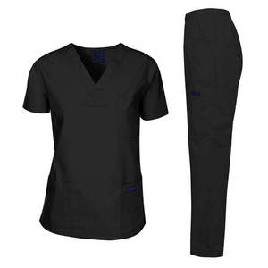 Personalized Adjustable Medical Scrub Sets | Soft Cotton Breathable Reusable Uniforms with Custom Embroidery or Printed Logo - Product Image 6