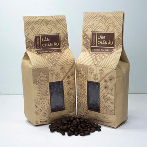 Granos de café tostado Robusta OEM/ODM al por mayor embalaje en caja hecho en bolsa de Vietnam 500g - Product Image 6