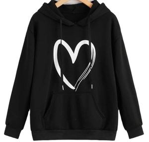 Sudaderas con Capucha para Mujer, Personalizadas, Antiencogimiento, Tallas Grandes, Invierno, 100% Algodón, Resistentes al Viento, Transpirables, Servicio OEM - Product Image 1