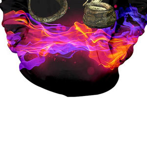 Sweat-shirts à capuche pour hommes coupe classique, vierges pour sublimation, avec logo personnalisé brodé, en coton 100% uni, pour l'automne, techniques de broderie - Product Image 6