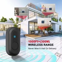 Daytech Sonnette enfichable étanche IPX5 55 mélodies portée de 1000 pieds et volume réglable pour malentendants pour restaurants