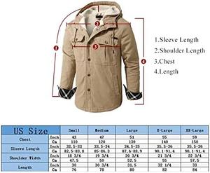 ขายส่ง 2024 แฟชั่นสไตล์คุณภาพสูงลายสก๊อตผู้ชายฤดูหนาว Flannel Zip Up แจ็คเก็ตที่กําหนดเองบุรุษแจ็คเก็ต - Product Image 6