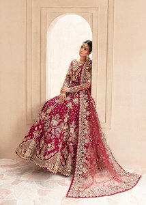 Anarkali Salwar non cousu en soie Georgette et tissu filet papillon lourd, richement orné de diamants multicolores, avec image réelle très demandée - Product Image 5