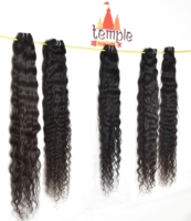 Extensions de cheveux indiens Remy 100% bruts, non traités, cuticules alignées, pour tressage, vente en gros, pas cher, Deep Wave