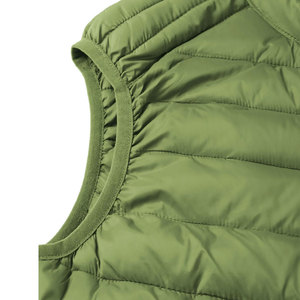 Veste matelassée en toile de canard pour homme, mode, hiver, légère, sans manches, rembourrée, bonne qualité, 100% polyester - Product Image 4