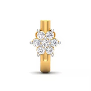 Timeless Charm Wholesale 18K Fine Nose Pin for Women Elegant Minimalist <b>Jewelry</b> in Gold and Diamond for Everyday Grace - Product Image 1