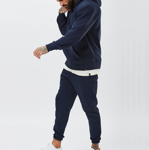 Nouvel ensemble sweat à capuche et jogging personnalisé en gros modèle solide survêtement personnalisé pour hommes matériau respirant - Product Image 2