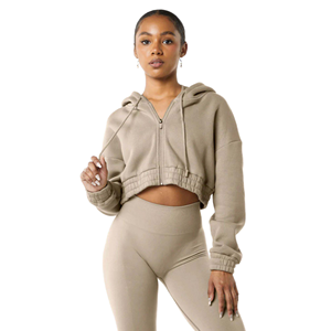 Hoodies d'automne en crochet surdimensionnés 2025 – Pulls respirants 100 % coton anti-boulochage avec logo personnalisé - Product Image 1