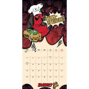 2027 Marvel for Deadpool Custom Desk <b>Calendar</b> Table and Wall <b>Calendar</b> in Paper Printed Design - Product Image 5