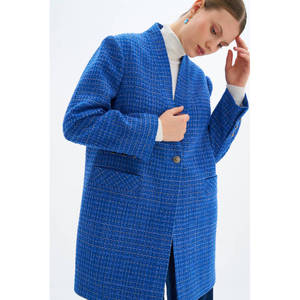Abrigo de Gabardina Reversible a Cuadros Saks con Forro de Cachemira y Cuello de Piel - Product Image 5