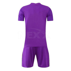 Premium Quality Custom Color Lightweight Breathable Short Sleeve Professional Soccer Uniform Team Wear for Soccer Players - Product Image 2