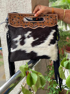 กระเป๋าถือหนังสไตล์ตะวันตกสำหรับผู้หญิง,กระเป๋าแบบคาดขอบสีดำกระเป๋าแบบใหม่กระเป๋าถือแบบมีสไตล์สำหรับผู้หญิง - Product Image 3