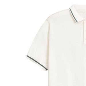 Polos de Punto Personalizados para Hombre, Invierno, Estilo Casual, con Logotipo Frontal, Diseño de Punto Calado, Transpirables, Manga Corta - Product Image 2