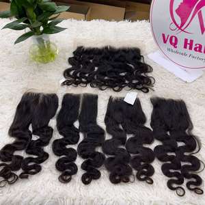 Prix de gros Extensions de cheveux Remy à cuticules alignées Body Wave Frontal sans perte ni emmêlement - Product Image 5
