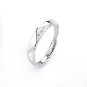 Bague pour homme en argent sterling plaqué or rose avec incrustation de chiffres - Product Image 2