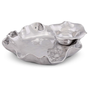 Assiette de chargeur en plastique luxueuse faite à la main moderne gravée pour comptoir de cuisine Table à manger hall d'entrée Table basse ambiance - Product Image 3