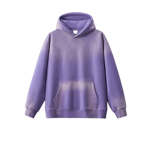 2025 Custom Made Graphic Oversized Unisex 100% Cotton Streetwear Sun Fade <b>Bleach</b> Acid Wash <b>Hoodie</b> for Unisex Wholesale Rate - Product Image 6