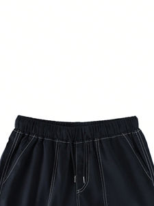 Pantalon cargo décontracté pour homme, coupe droite, vêtements de travail, vêtements de rue, logo personnalisé OEM, multi-poches, randonnée, coupe décontractée - Product Image 5