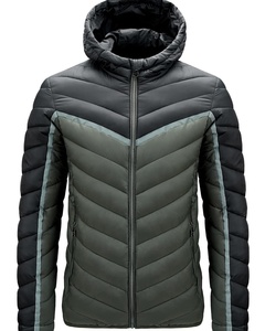 Offre spéciale, doudoune d'hiver personnalisée pour hommes, veste à bulles d'air pour hommes avec logo avant, différentes tailles de couleurs disponibles - Product Image 3