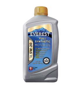 Aceite de Motor Sintético Everest SAE 5W-20, Paquete de 6, 1 Cuarto de Galón - Product Image 1