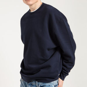 Sweat-shirts pour hommes personnalisés, coupe ample, uni, décontracté, basique, en coton mélangé, sweat-shirt à col rond pour hommes - Product Image 5