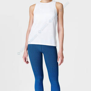 Camiseta Deportiva Personalizada para Mujer, Transpirable, Ecológica, 100% Algodón, Ropa de Gimnasio con Estilo Casual - Product Image 3