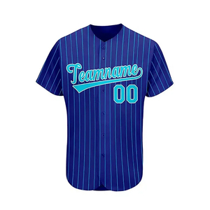 Uniformes de béisbol y softbol para niños de poliéster 100% de tendencia superior, ropa deportiva con letras bordadas, logotipo personalizable transpirable OEM - Product Image 3