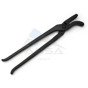 Farrier de acero inoxidable al por mayor de primera calidad, remachadores profesionales de pezuña de caballo de mandíbula curvada para el cuidado de pezuñas equinas, Plata duradera - Product Image 1