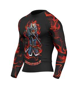 Mens Gym Compression T-Shirt Full <b>Sleeve</b> Lightweight Quick Dry UPF50+ Sportswear Regular Fit Training Top Summer Workout Running - Product Image 3