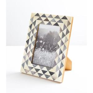 Black <b>White</b> Lines Pattern Square <b>Picture</b> Case Decorative Bone Inlay Resin Photo <b>Frame</b> Anniversary Wedding Birthday Gift Ideas - Product Image 4