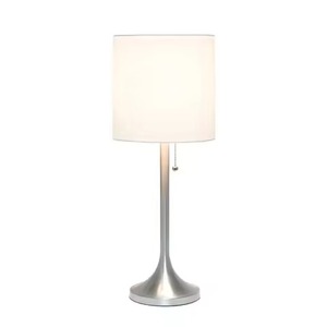 Lámpara de mesa de metal contemporánea para oficina y decoración del hogar pieza de iluminación de cabecera elegante - Product Image 6