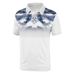 เสื้อโปโลสำหรับผู้ชายขนาดใหญ่พิเศษผ้าคอตตอนโพลีเอสเตอร์แห้งเร็วสไตล์ลำลองผ้าเจอร์สีพื้นบริการ OEM โลโก้ตามสั่ง - Product Image 4