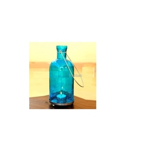 Lanterne à bougie en verre de qualité supérieure, style antique, pour la décoration de Noël à la maison, réutilisable et résistante à la chaleur, prix provenant d'Inde - Product Image 1