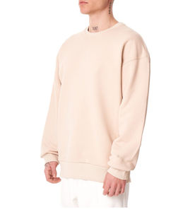 High Quality Wholesale <b>Men</b> <b>Hoodie</b> Custom 100% Cotton Fleece Crewneck <b>Lined</b> Eco-Friendly Gym Training Casual Streetwear Winter - Product Image 3